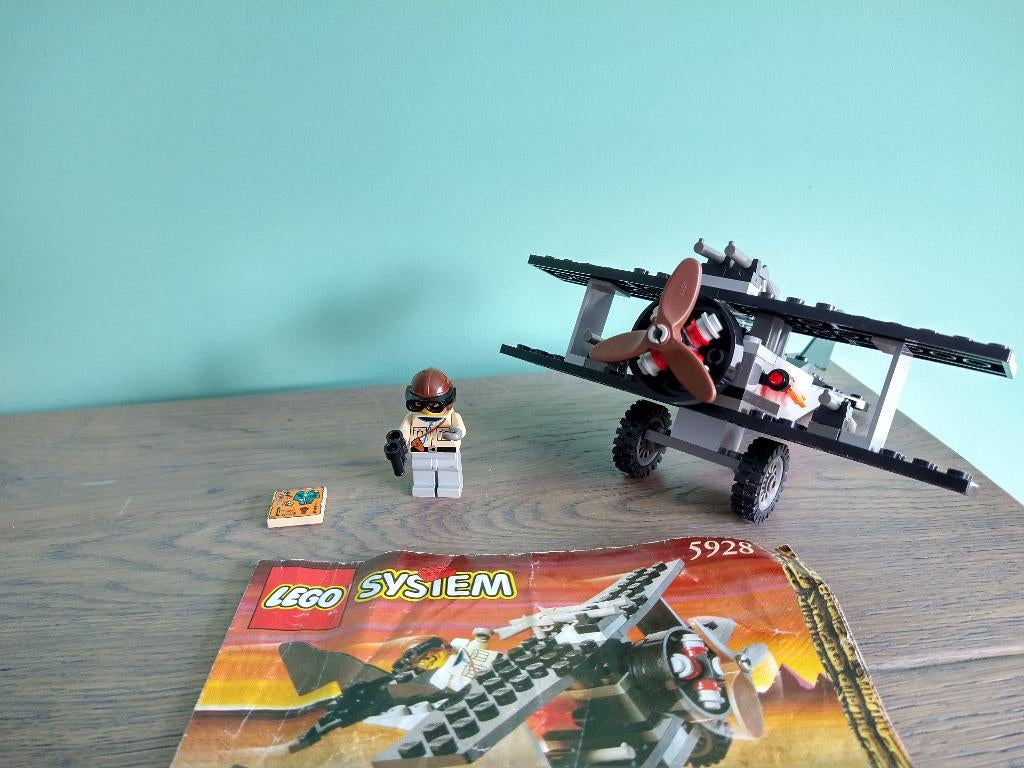Lego Adventurers 5928 Bi-Wing Baron adventure, Ophalen of Verzenden, Zo goed als nieuw, Complete set, Lego