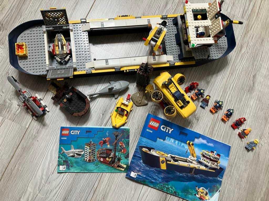 Lego City 60266 Ocean Exploratie Schip, Ophalen, Zo goed als nieuw, Complete set, Lego