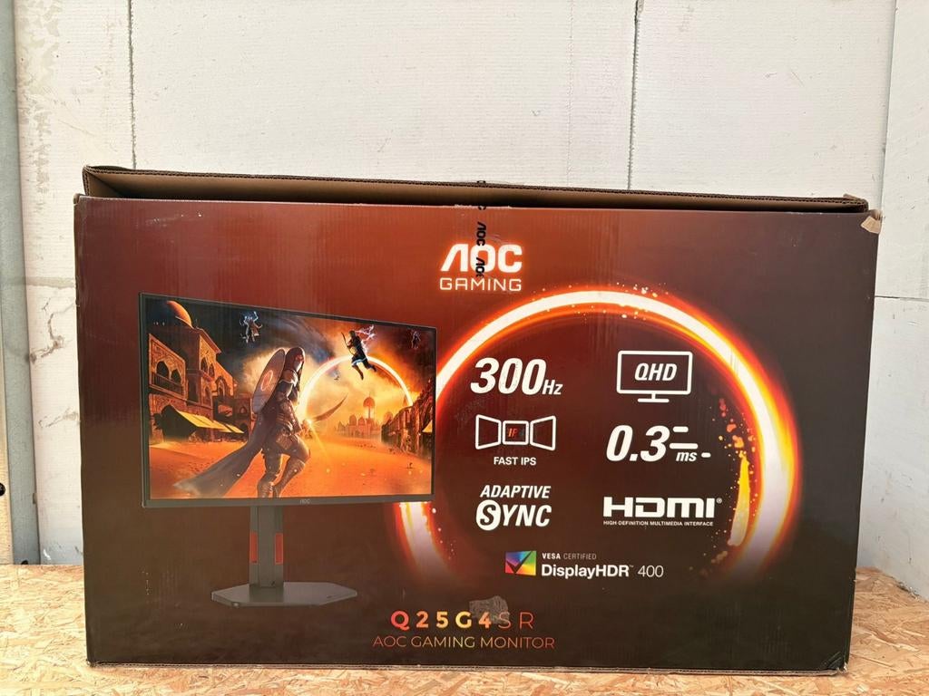 AOC G4 Q25G4SR 25 inch Gaming Monitor - 300Hz, Computers en Software, Monitoren, Gaming, IPS, In hoogte verstelbaar, Apex Electronics