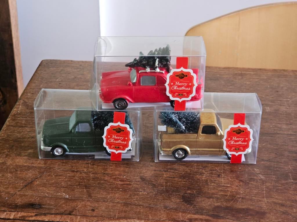 Luville Kerstauto met Werkende Koplampen, Diversen, Kerst, Nieuw, Ophalen of Verzenden