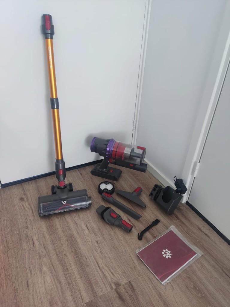 Draadloze steelstofzuiger Coovy SU7, Ophalen, Stofzuiger, Zo goed als nieuw, Minder dan 1200 watt