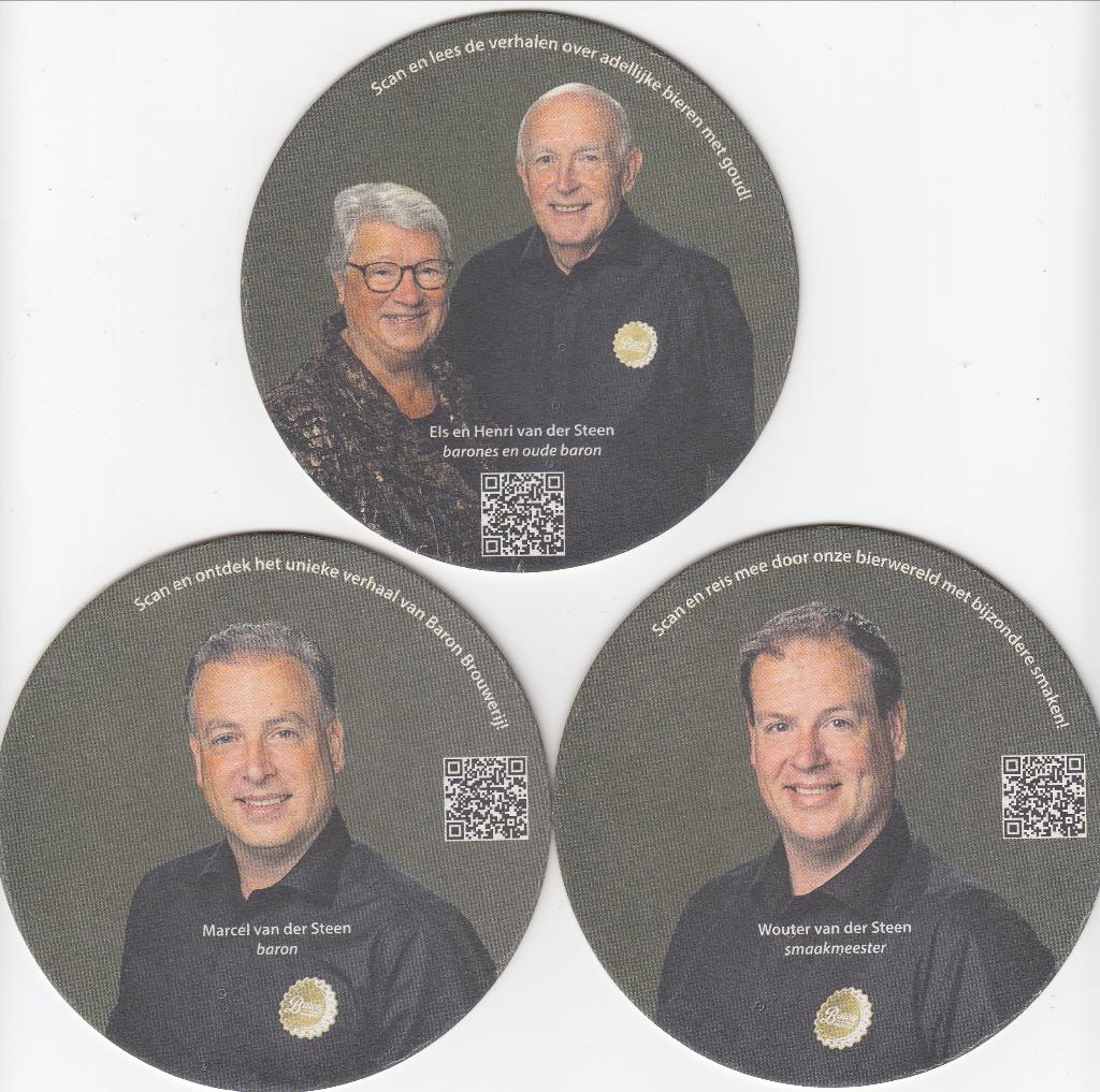 3 BARON BIERVILTJES, Ophalen of Verzenden, Zo goed als nieuw, Viltje(s), Overige merken