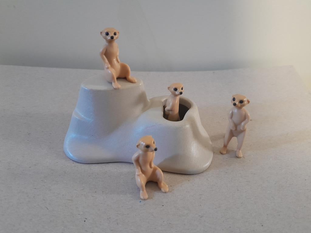 Playmobil 6655 Stokstaartjes, Ophalen of Verzenden, Zo goed als nieuw, Complete set