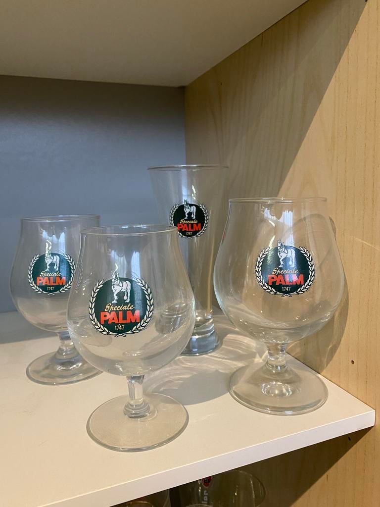 Speciaal Palm glazen - Paard linkskijkend, Verzamelen, Ophalen of Verzenden, Zo goed als nieuw, Glas of Glazen, Palm