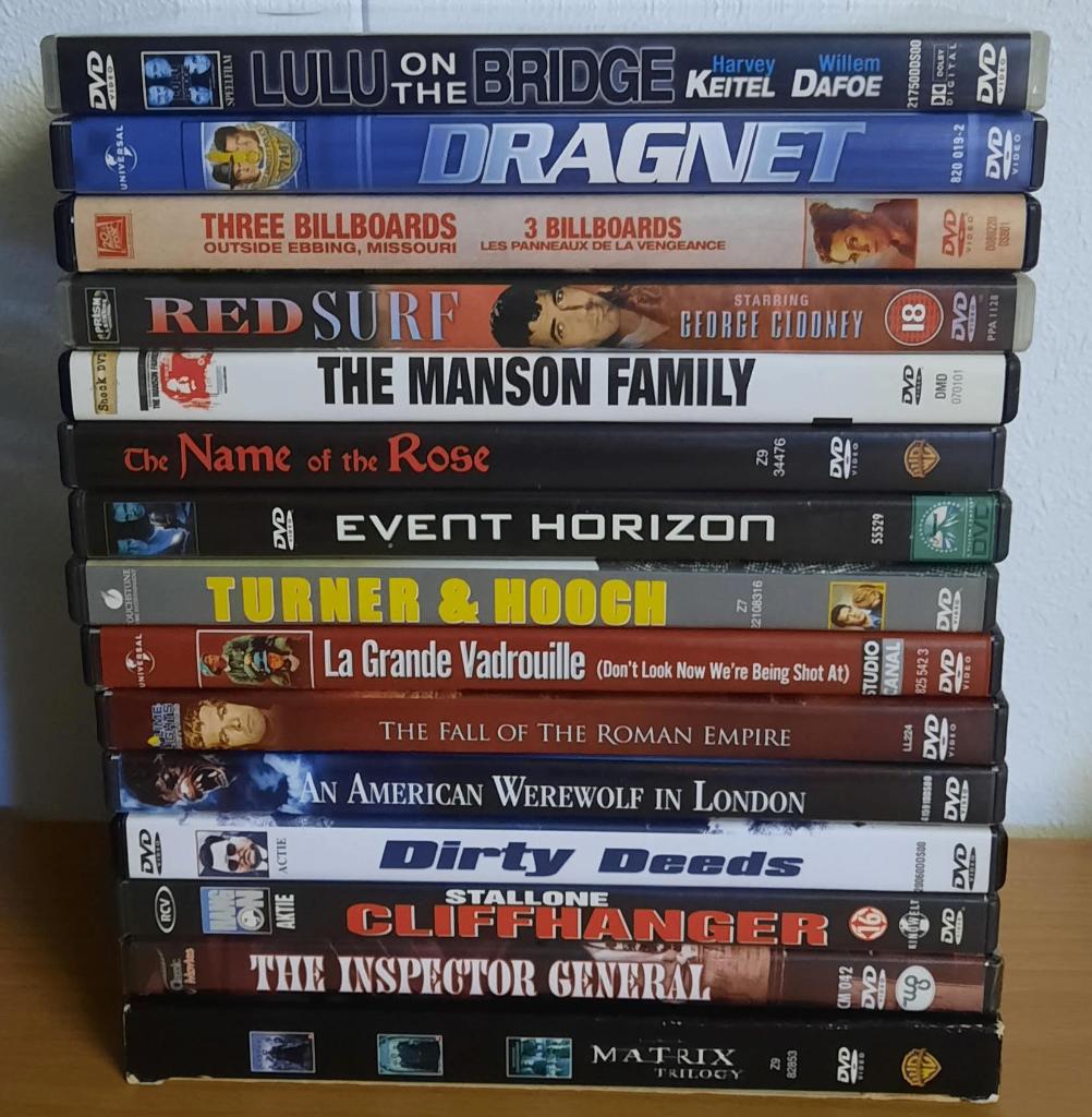 60 dvd films horror , actie , thriller, Vanaf 16 jaar, Ophalen of Verzenden, Zo goed als nieuw