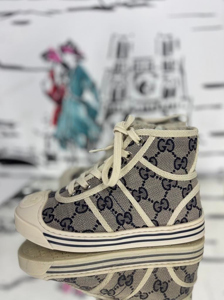 Gucci GG canvas sneakers schoenen maat 28 (450 euro), Verzenden, Jongen of Meisje, Schoenen, Gucci EU