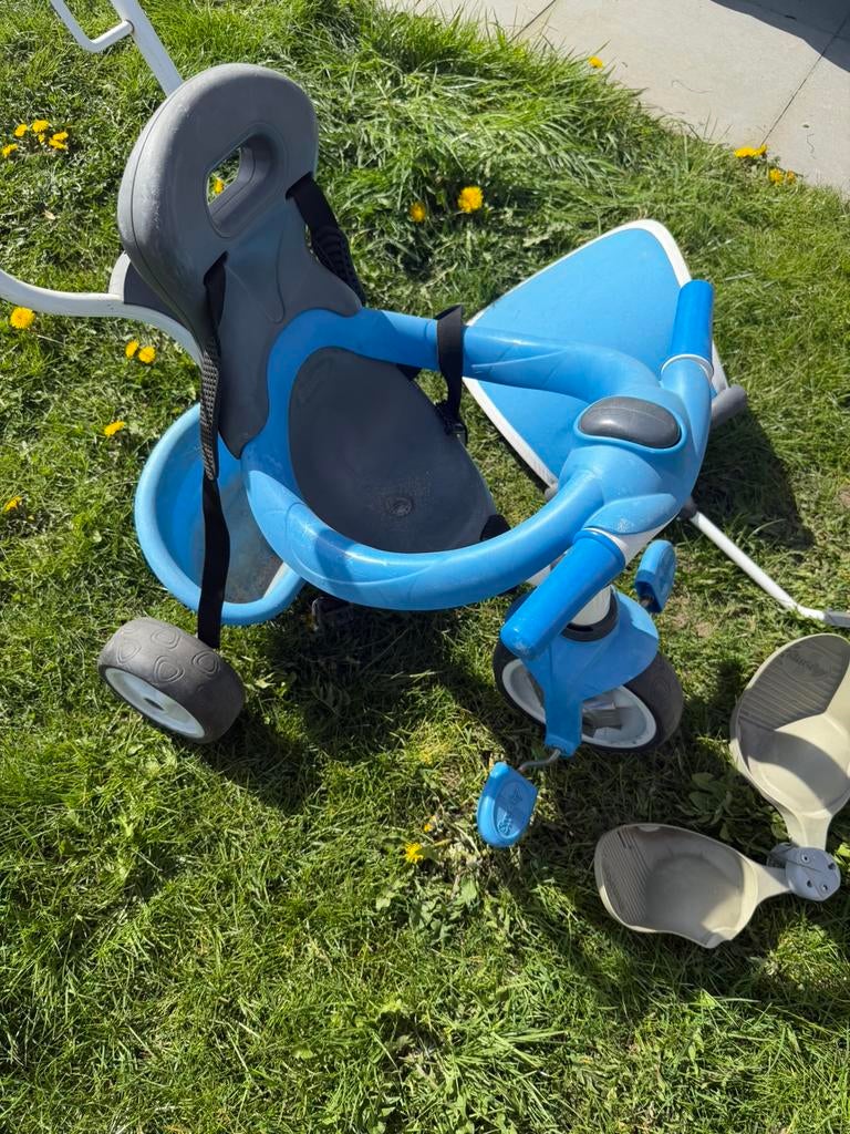 Smoby driewieler kinder fiets, Ophalen, Gebruikt, Verstelbare zitting