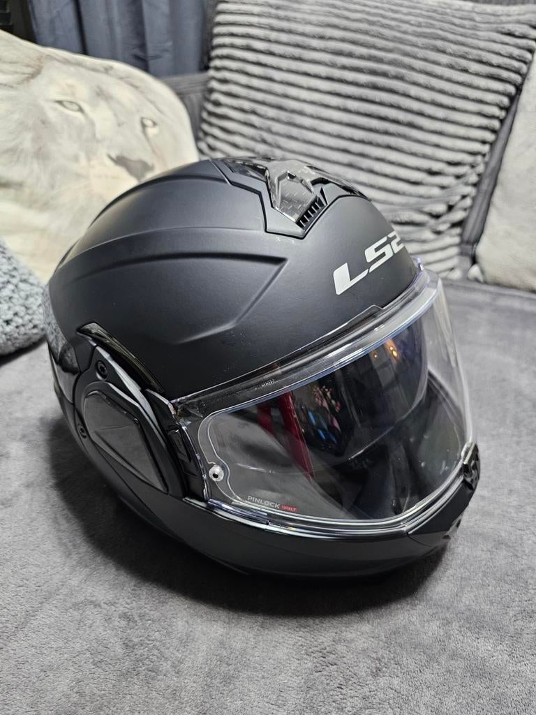 LS2 Advant II Systeemhelm Mat Zwart, Motoren, Kleding | Motorhelmen, M, Systeemhelm, Dames, Nieuw zonder kaartje