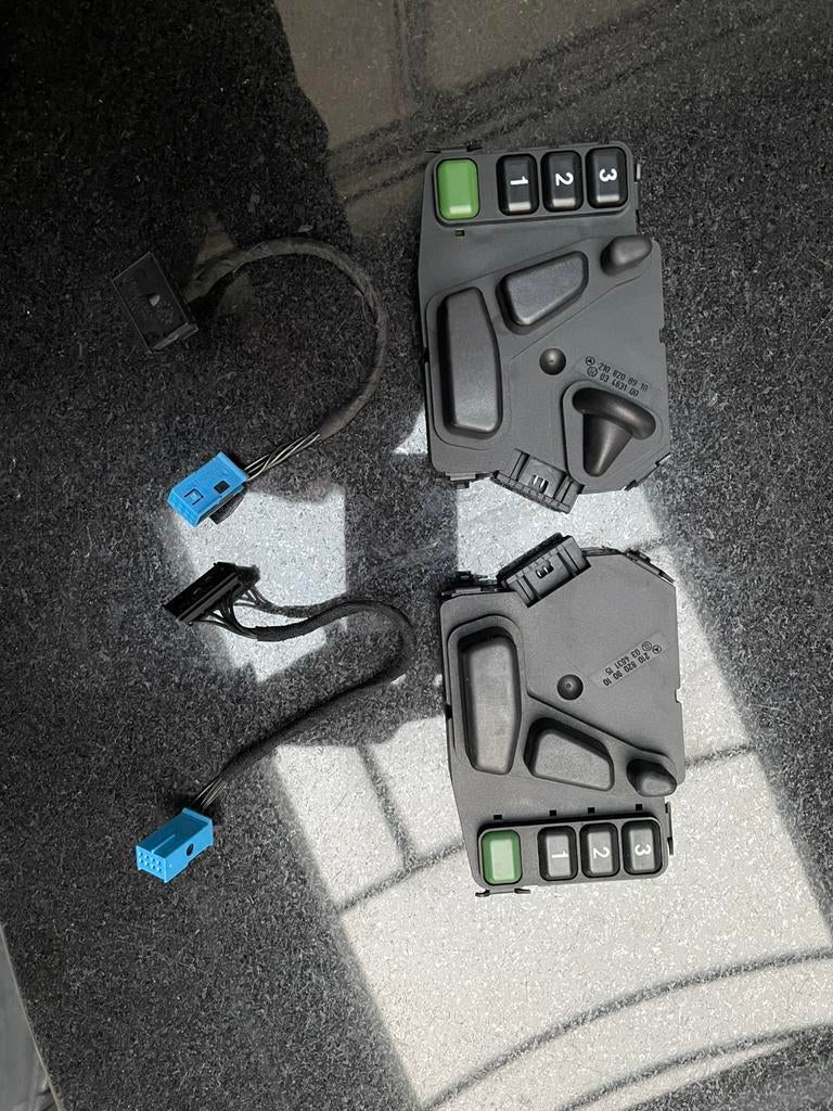 Stoel schakelaars + Memory Mercedes - Benz, Auto-onderdelen, Ophalen of Verzenden, Gebruikt, Mercedes-Benz
