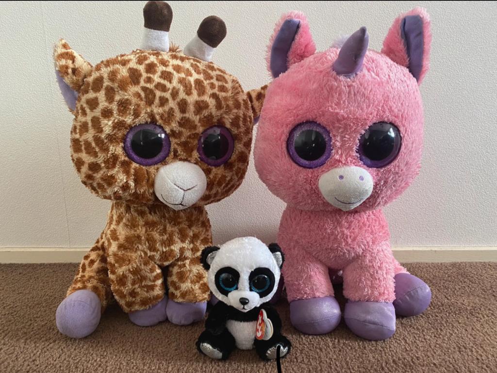 3 kunffels van Ty Beanie Boo, Ophalen of Verzenden, Zo goed als nieuw, Overige typen