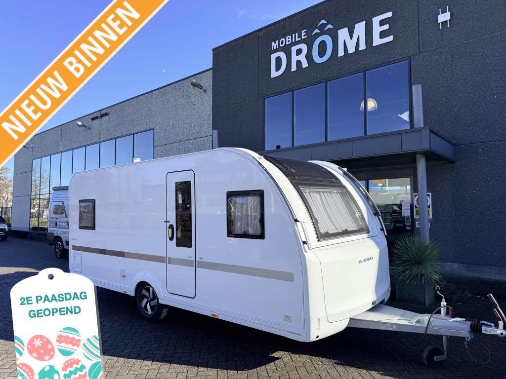 Adria Adora 522 UP, Caravans en Kamperen, Caravans, Rondzit, Schokbreker, Bedrijf, 5 tot 6 meter