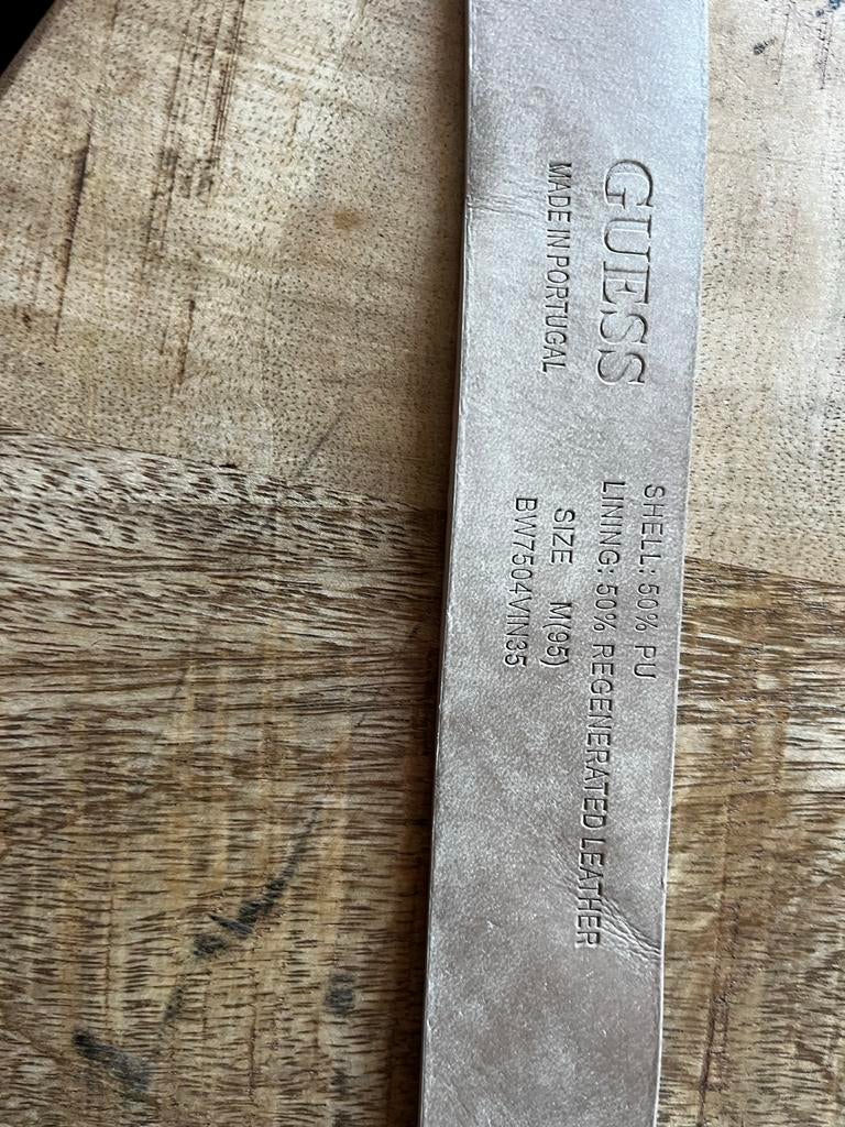 Guess riem maat M, 3 tot 5 cm, Echt leder, Ophalen of Verzenden, Zo goed als nieuw