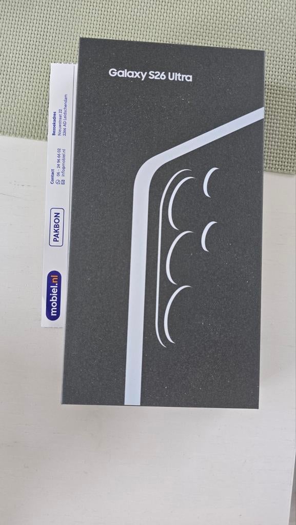 Samsung Galaxy S26 Ultra Zwart 12GB RAM 512GB ROM, 512 GB, Ophalen of Verzenden, Nieuw, Zwart