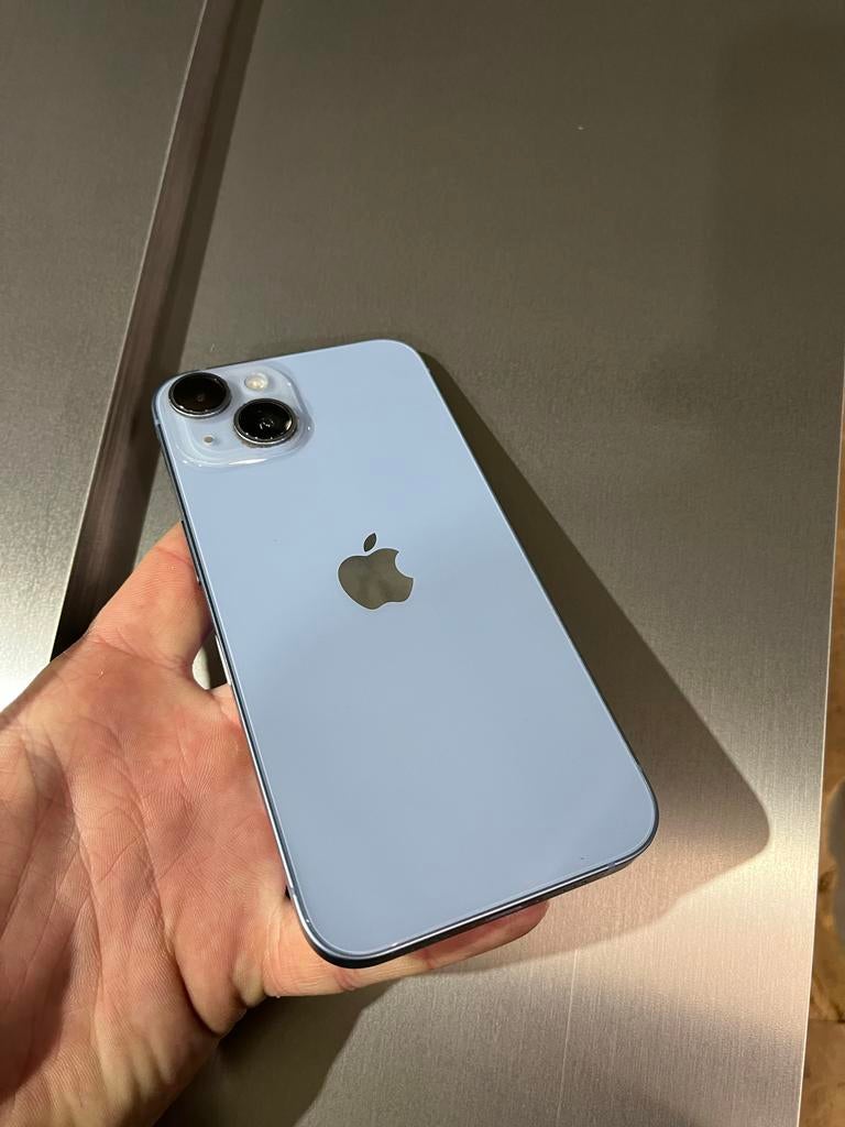 iPhone 14 128 GB - Nieuwe batterij 100%, Ophalen, 128 GB, Zwart, Zo goed als nieuw