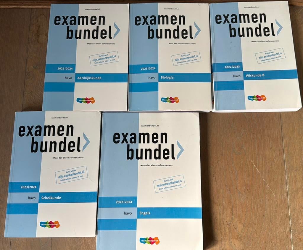 2023-2024 Examenbundels en Samengevat Havo, Ophalen of Verzenden, Zo goed als nieuw, HAVO, Scheikunde