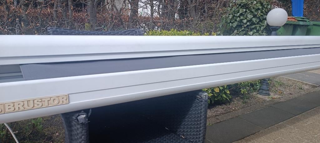 Brustor elektrisch zonnescherm 3,93 meter breed ZGAN, Ophalen, Elektrisch, Zo goed als nieuw, 150 tot 300 cm