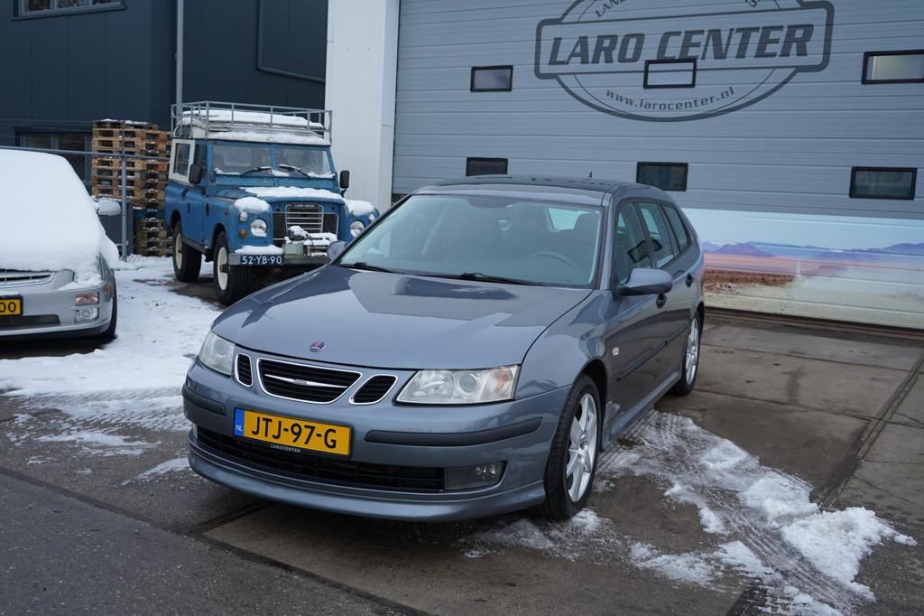 Saab 9-3 COMBI 2.0 turbo 5350 ex btw yountimer (bj 2006), Auto's, Saab, Bedrijf, Te koop, Saab 9-3, Lederen bekleding, Metallic lak