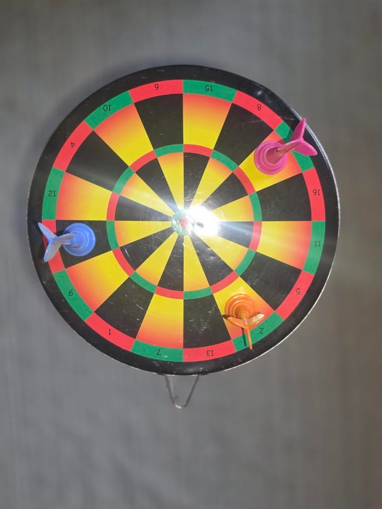 Magnetisch dartbord met pijlen, Ophalen of Verzenden, Gebruikt
