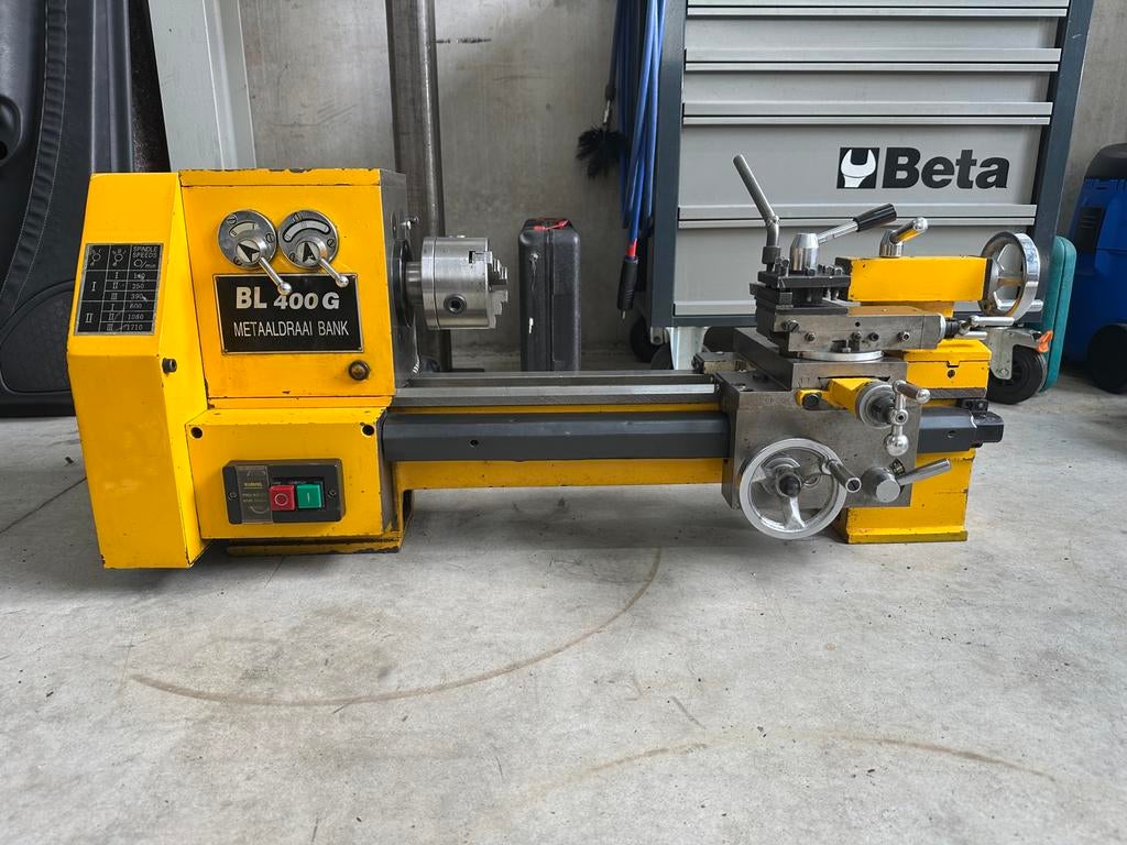 Draaibank BL 400 G - Goed onderhouden, inclusief accessoires, Doe-het-zelf en Verbouw, Draaibanken, Gebruikt, Metaaldraaibank