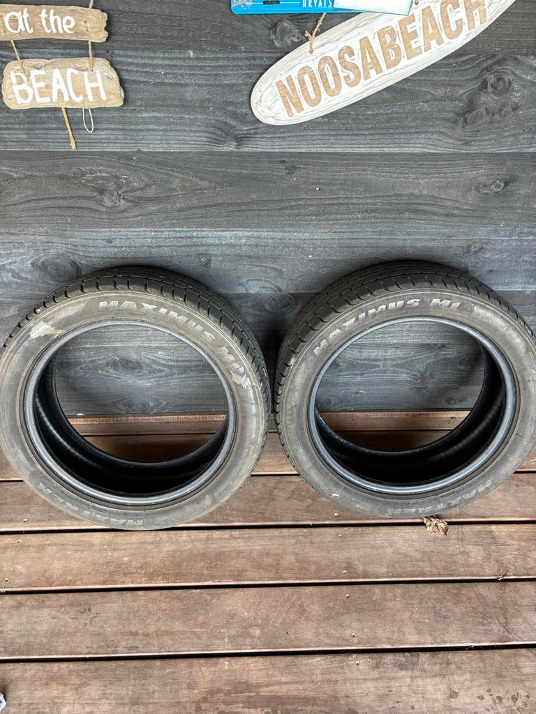 2 Maximus M1 zomerbanden – 205/50 R17 93W XL, Auto-onderdelen, Banden en Velgen, Gebruikt, 17 inch, Band(en), Personenwagen