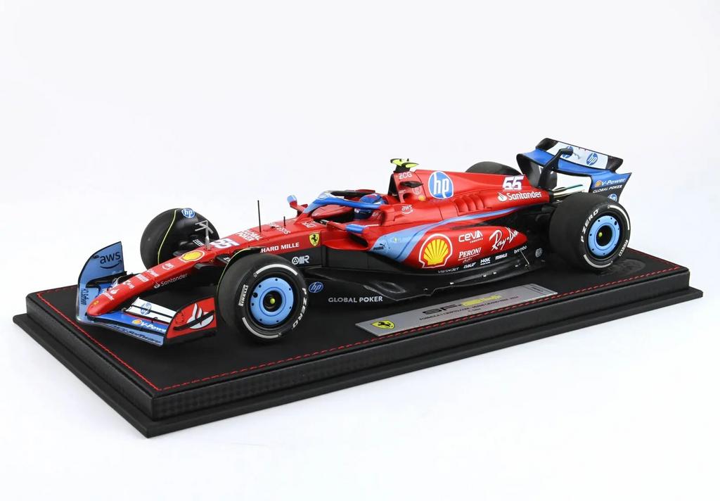 AANBIEDING! Ferrari SF-24 Sainz GP Miami 2024 BBR 1:18 ! C4F, Overige merken, Bbr, ., Nieuw