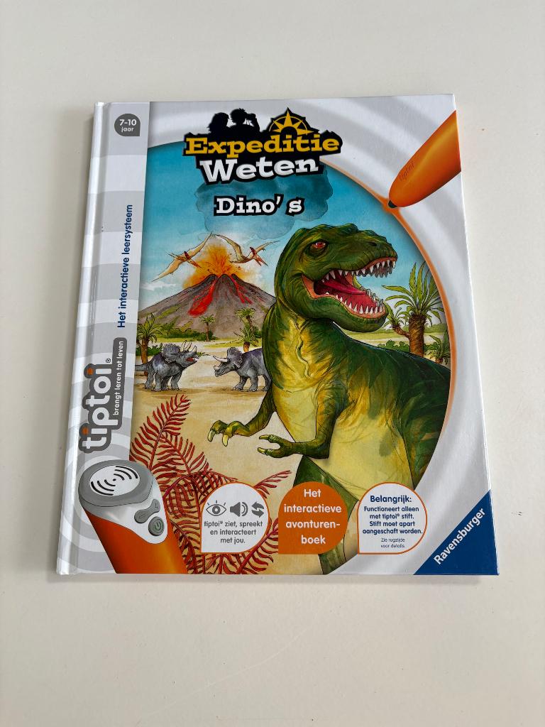 Tiptoi Dino boek, Ophalen of Verzenden, Zo goed als nieuw