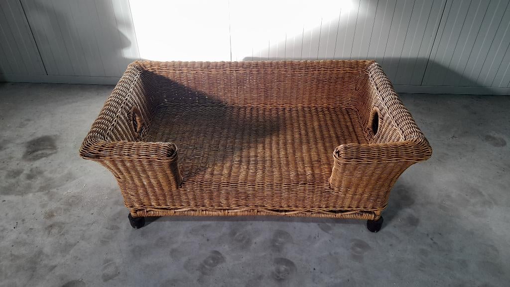 Hondenmand rotan riet, Ophalen of Verzenden, Zo goed als nieuw, Riet