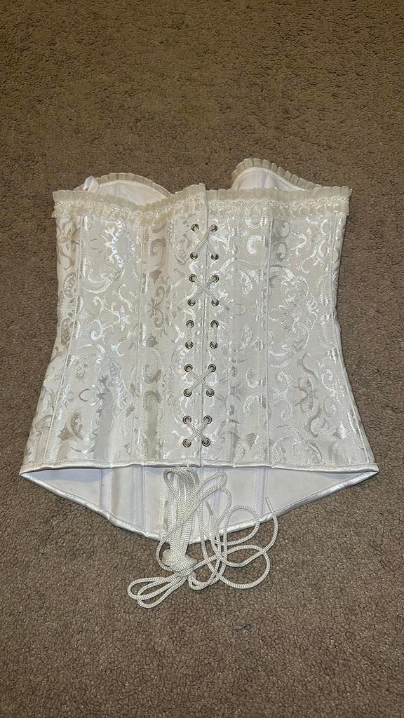 Witte korset maat M, Ophalen of Verzenden, Gedragen, Wit, Accessoires