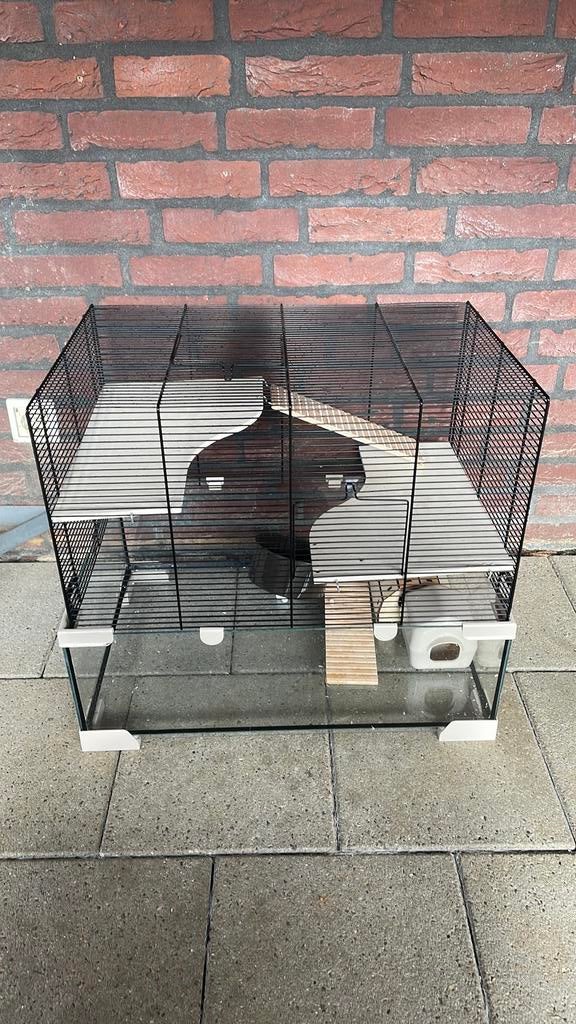 Hamster kooi, Kooi, Minder dan 75 cm, Zo goed als nieuw, Hamster