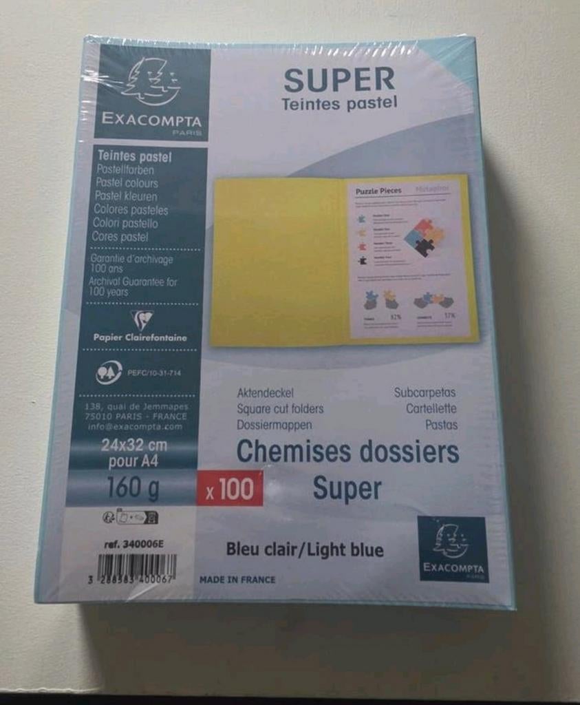 Exacompta Super Teintes Pastel A4 papier, Ophalen