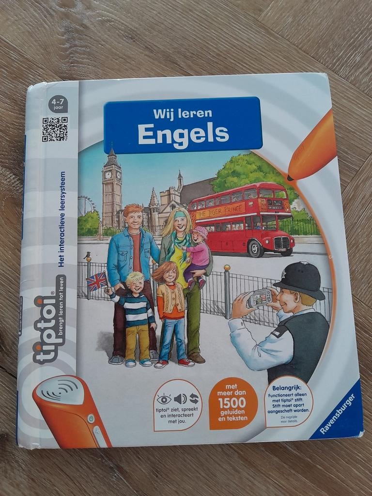 Tiptoi Wij leren Engels Interactief Speelgoed, Ophalen of Verzenden, Gebruikt, Ontdekken, Met geluid