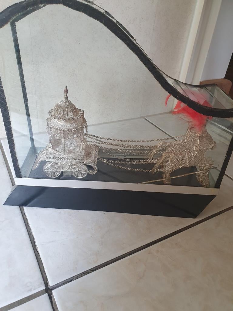 Mooi zilver koets doe een leuk bod, Antiek en Kunst, Ophalen of Verzenden, Zilver