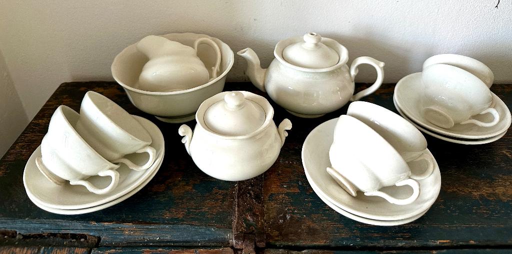 Antiek kinderservies Berlijn van Petrus Regout! rond 1900, Ophalen of Verzenden