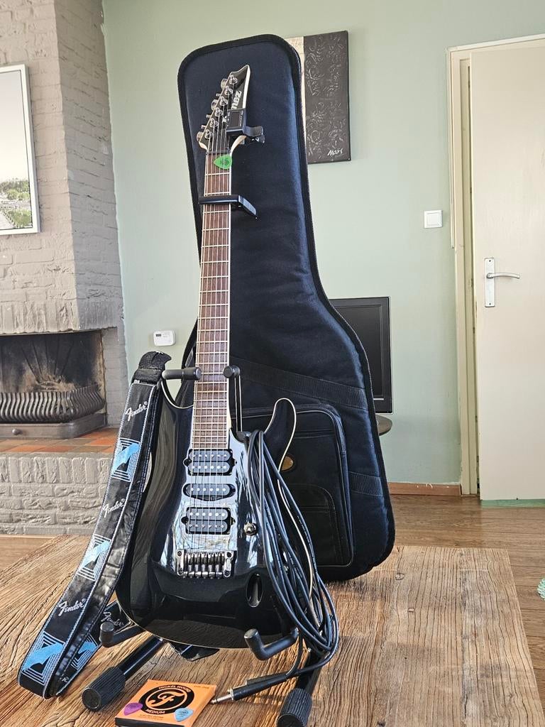 Ibanez SIR70FD Iron Label elektrische gitaar + accessoires, Ophalen of Verzenden, Zo goed als nieuw, Ibanez