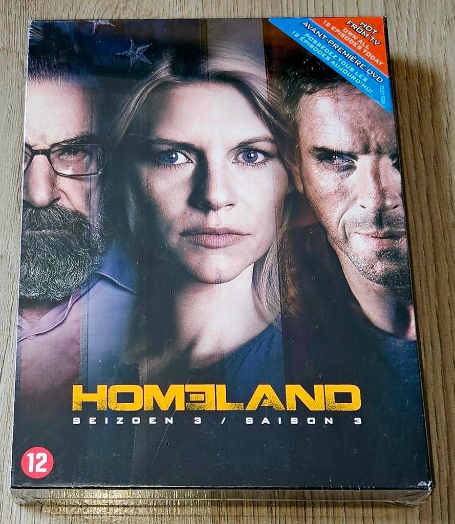 Homeland - Seizoen 3 - 4DVD Box - nieuw, Vanaf 12 jaar, Ophalen of Verzenden, Nieuw in verpakking