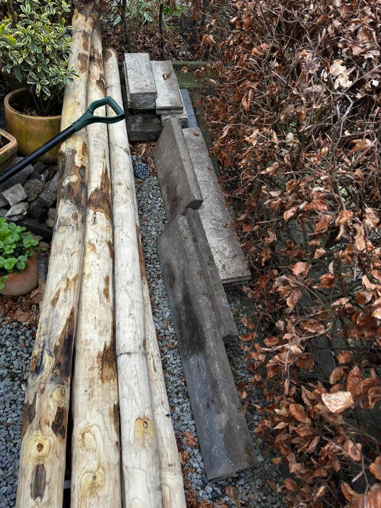 Betonnen opsluitbanden / borderrand - variabele maten, Ophalen, Gebruikt, Minder dan 100 cm, Minder dan 25 cm