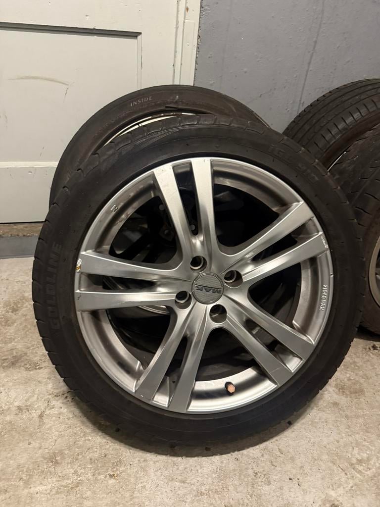Licht metalenvelgen opel corsa 1.2, Auto-onderdelen, Banden en Velgen, 215 mm, Velg(en), 17 inch, Ophalen of Verzenden