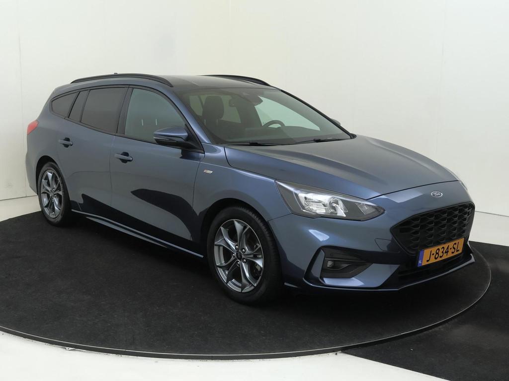 Ford Focus Wagon 1.0 EcoBoost Hybrid ST Line Business | Lich, Auto's, Gebruikt, Blauw, Origineel Nederlands, 999 cc