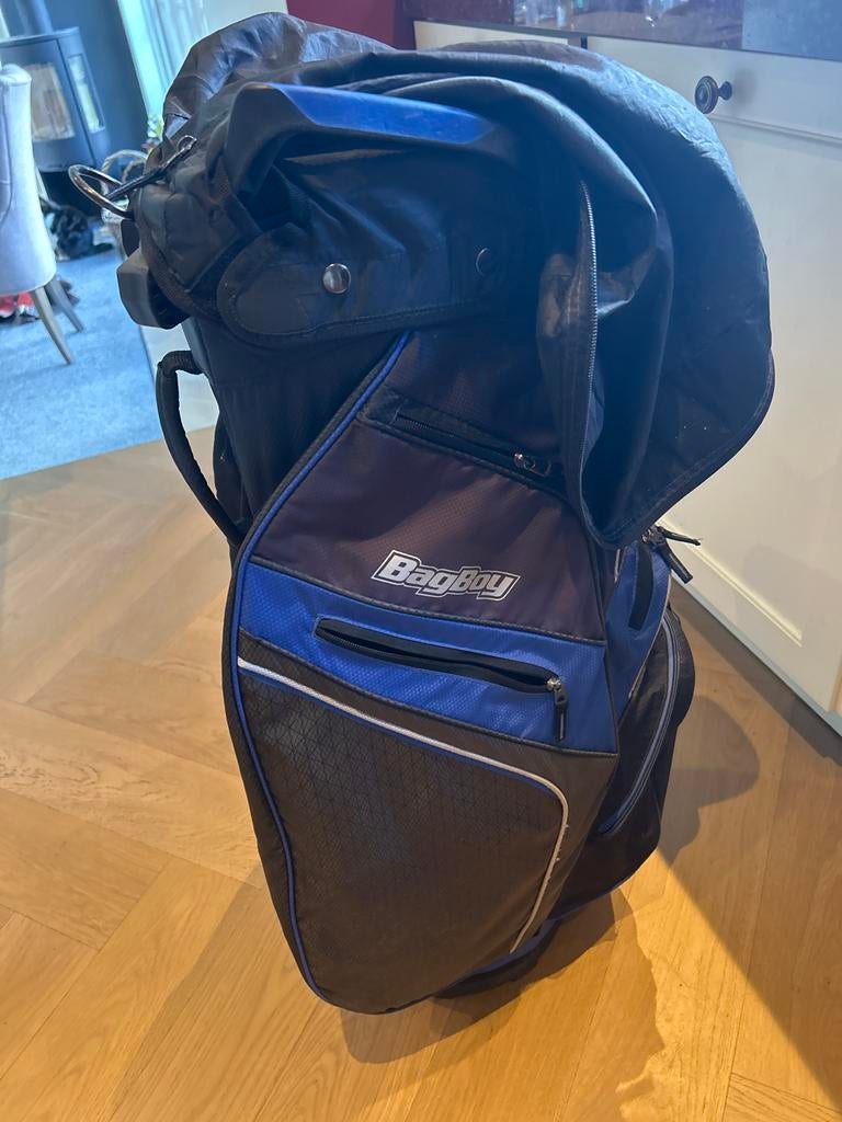 BagBoy Golftas - Zwart/Blauw, Sport en Fitness, Golf, Ophalen, Gebruikt, Tas, Overige merken