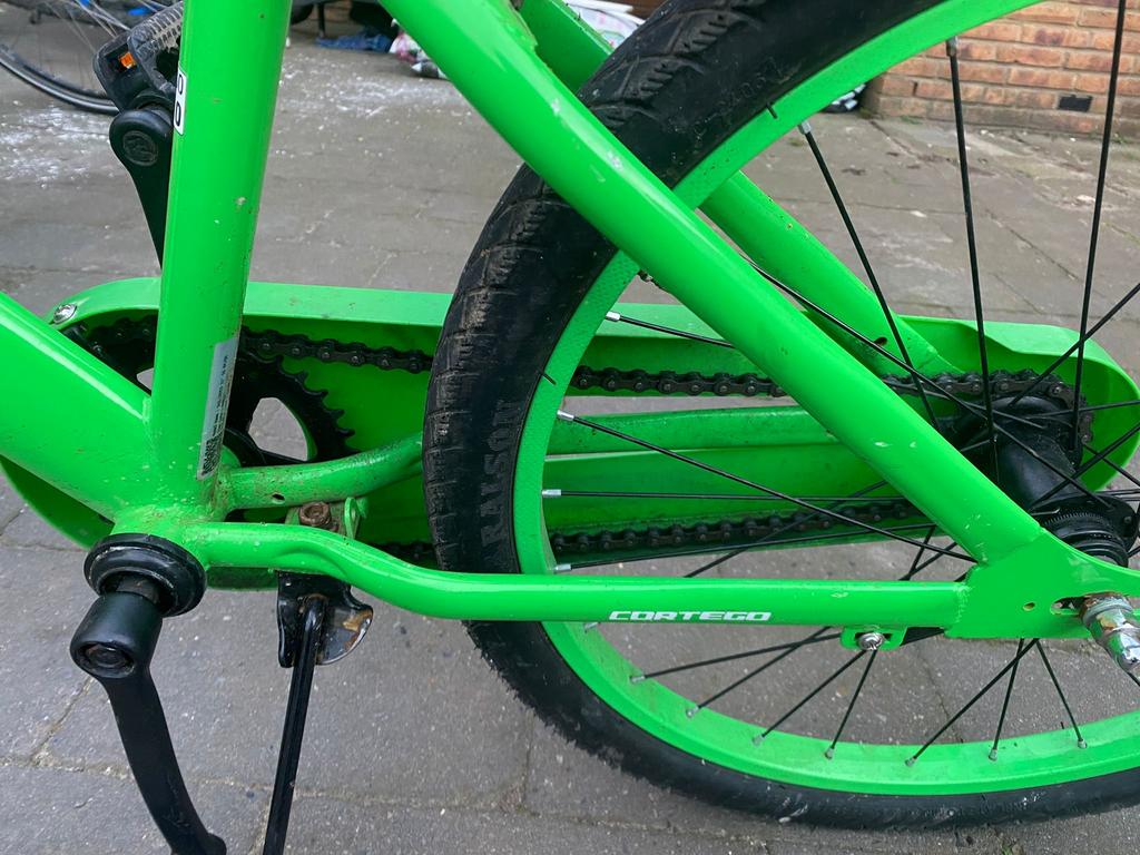 BMX Cross Jongensfiets Groen 22 inch, Ophalen, Zo goed als nieuw, Staal