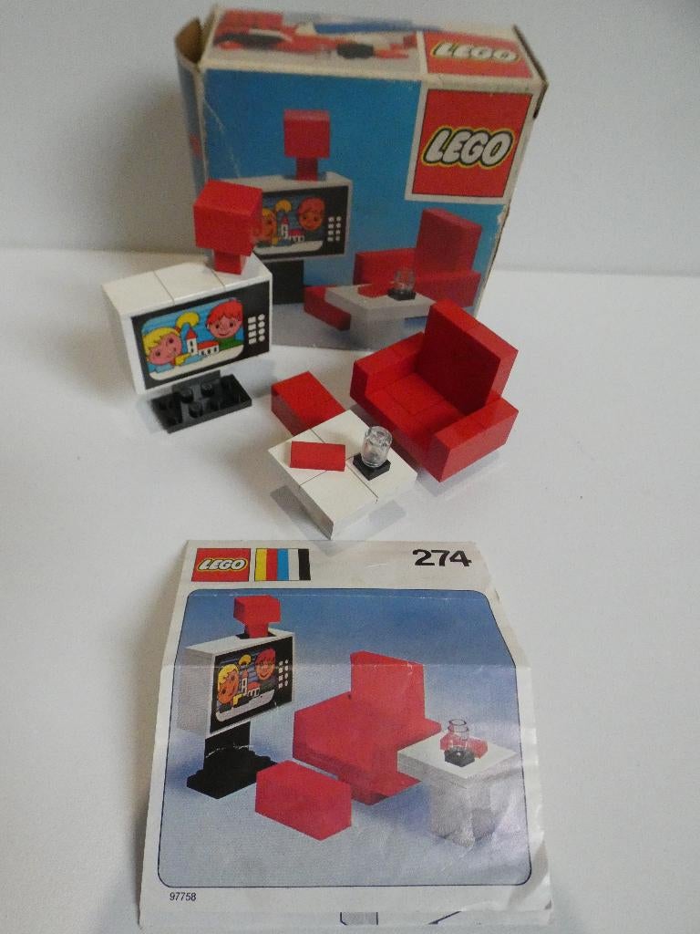 Te koop vintage Lego Homemaker set 274, Compleet, Gebruikt, Lego, Ophalen of Verzenden