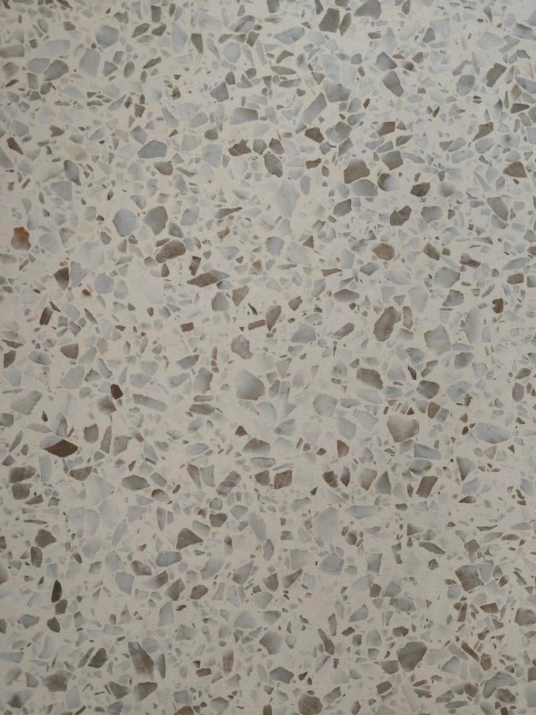 Terrazzo Nadine vloertegels wit 60x60 cm (9 m²) nieuw, Doe-het-zelf en Verbouw, Tegels, Ophalen