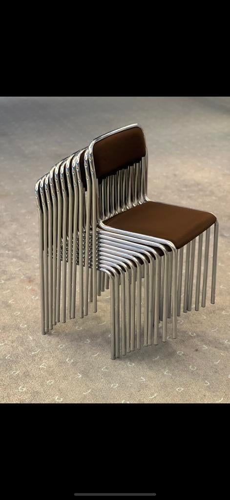 Vintage stoelen, Huis en Inrichting, Barkrukken, 2 krukken, Ophalen of Verzenden, Zo goed als nieuw, 60 tot 90 cm