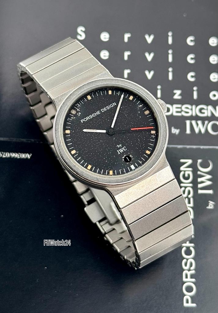 IWC By Porsche Design 2618160 Titanium. Met papieren 2000., Sieraden, Tassen en Uiterlijk, Horloges | Heren, Gebruikt, Polshorloge