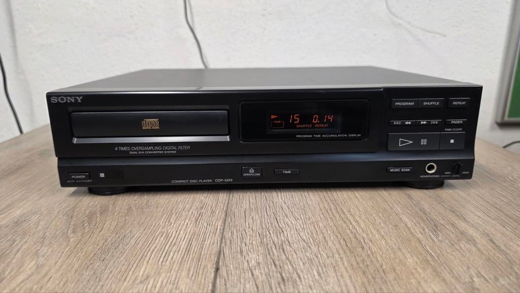 Sony CDP-M39 midi ( 35,5 cm ) Compact Disc speler, Gebruikt, Ophalen of Verzenden, Sony, Sony