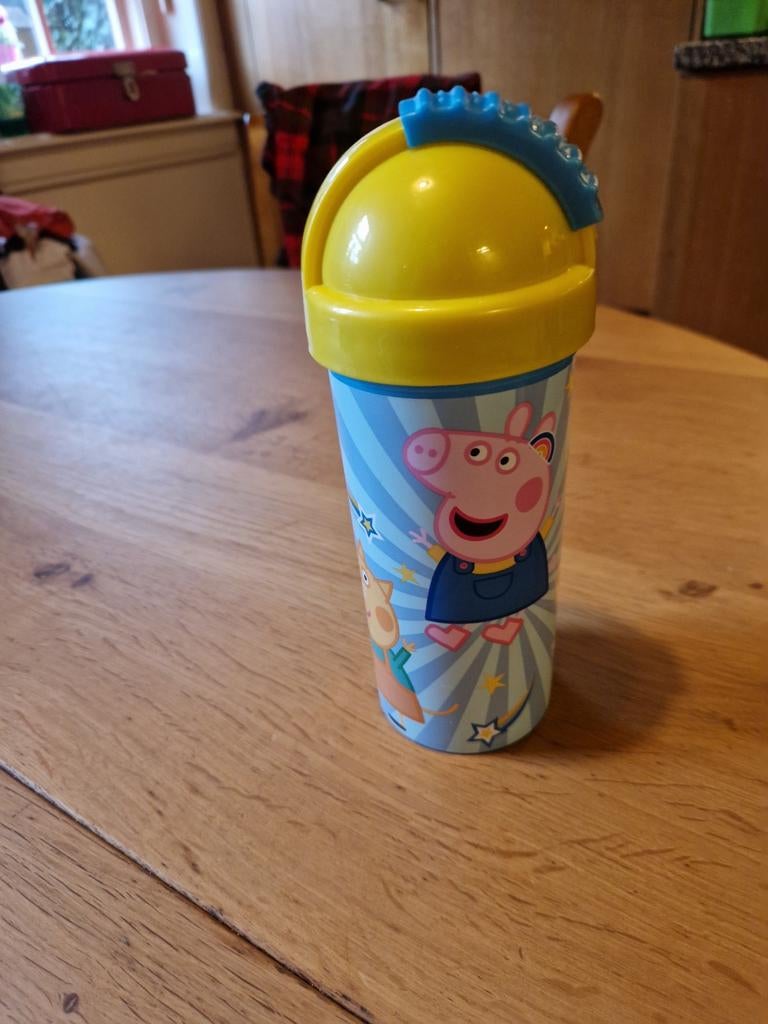 DRINKFLES PEPPA BIG, Ophalen of Verzenden