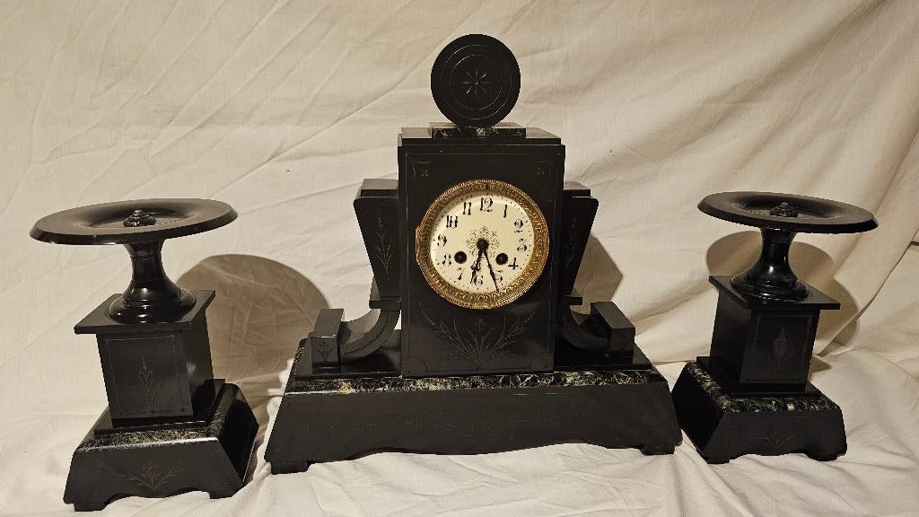 frans pendule stel japy freres, Ophalen