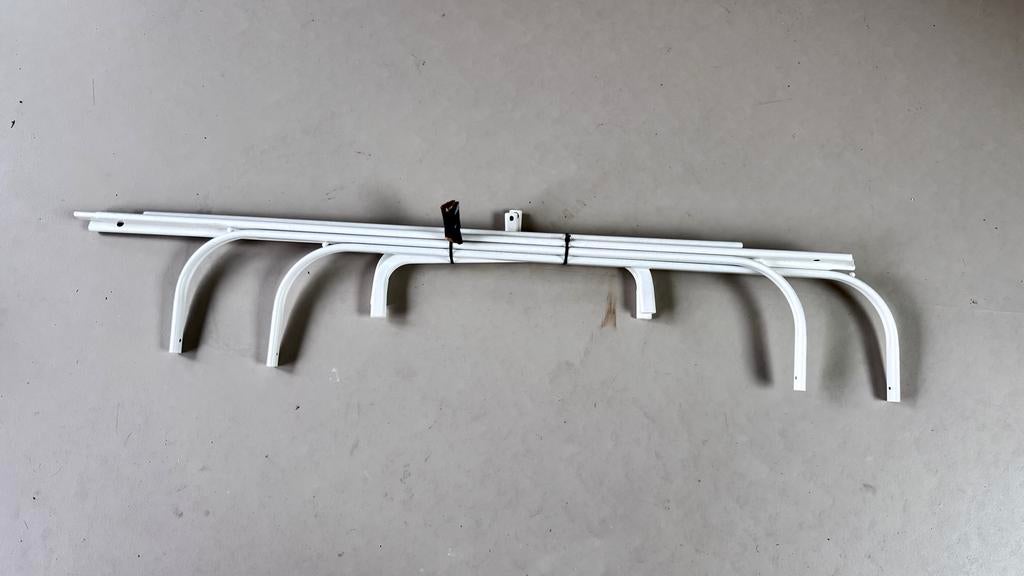 3x Ikea Mulig kledingrek 99x152cm Wit - Gebruikt, Kleding | Dames, Kledingrekken, Ophalen, Gebruikt