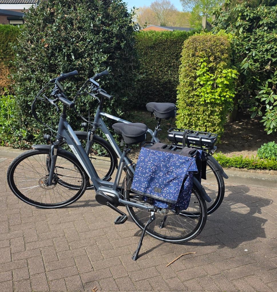 2 bijna ongebruikte elektrische fietsen Amslod, 51 tot 55 cm, Ophalen, Zo goed als nieuw, Overige merken