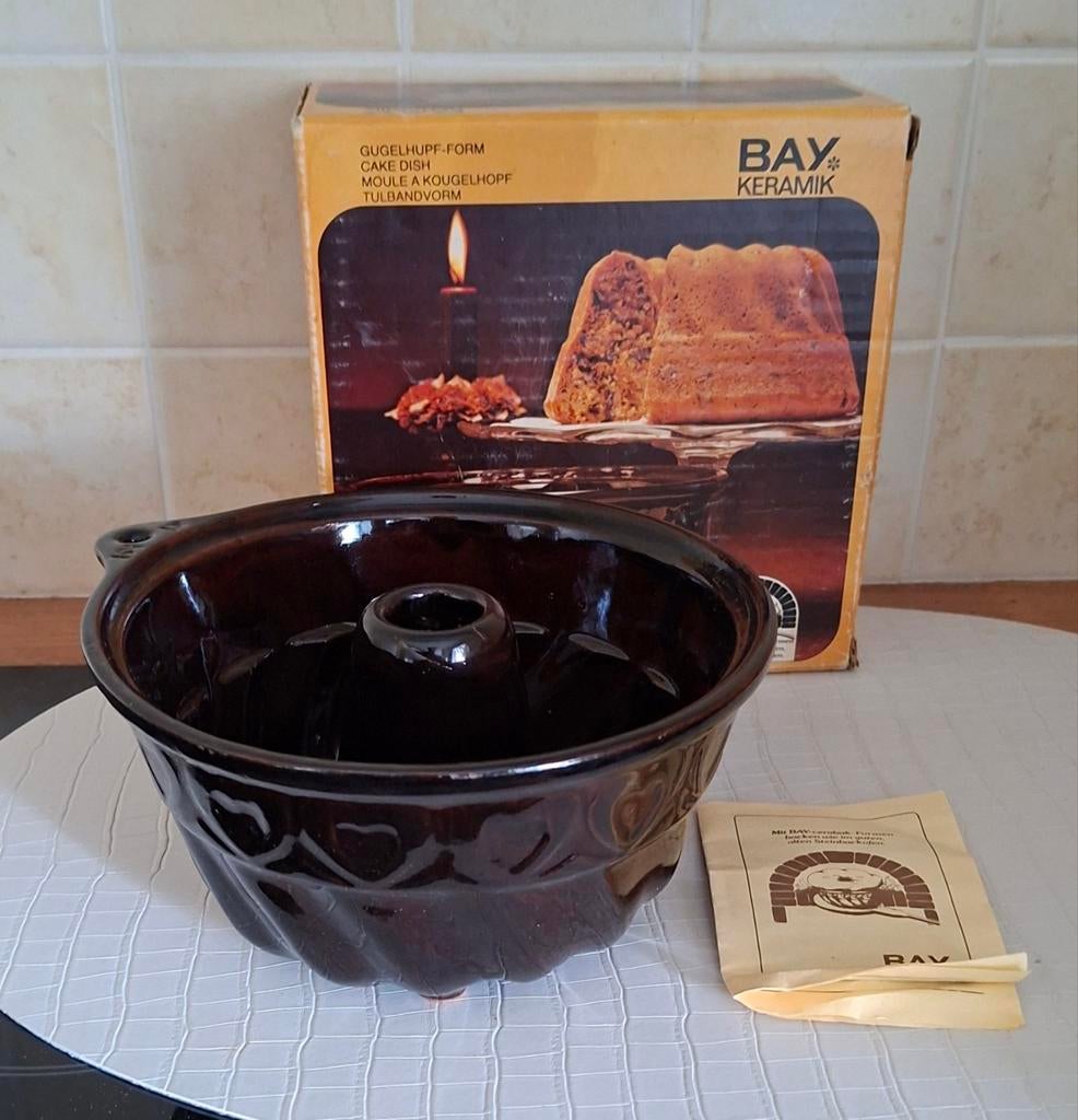 Vintage Bay Keramik tulbandvorm-gugelhupf, Ophalen of Verzenden, Nieuw